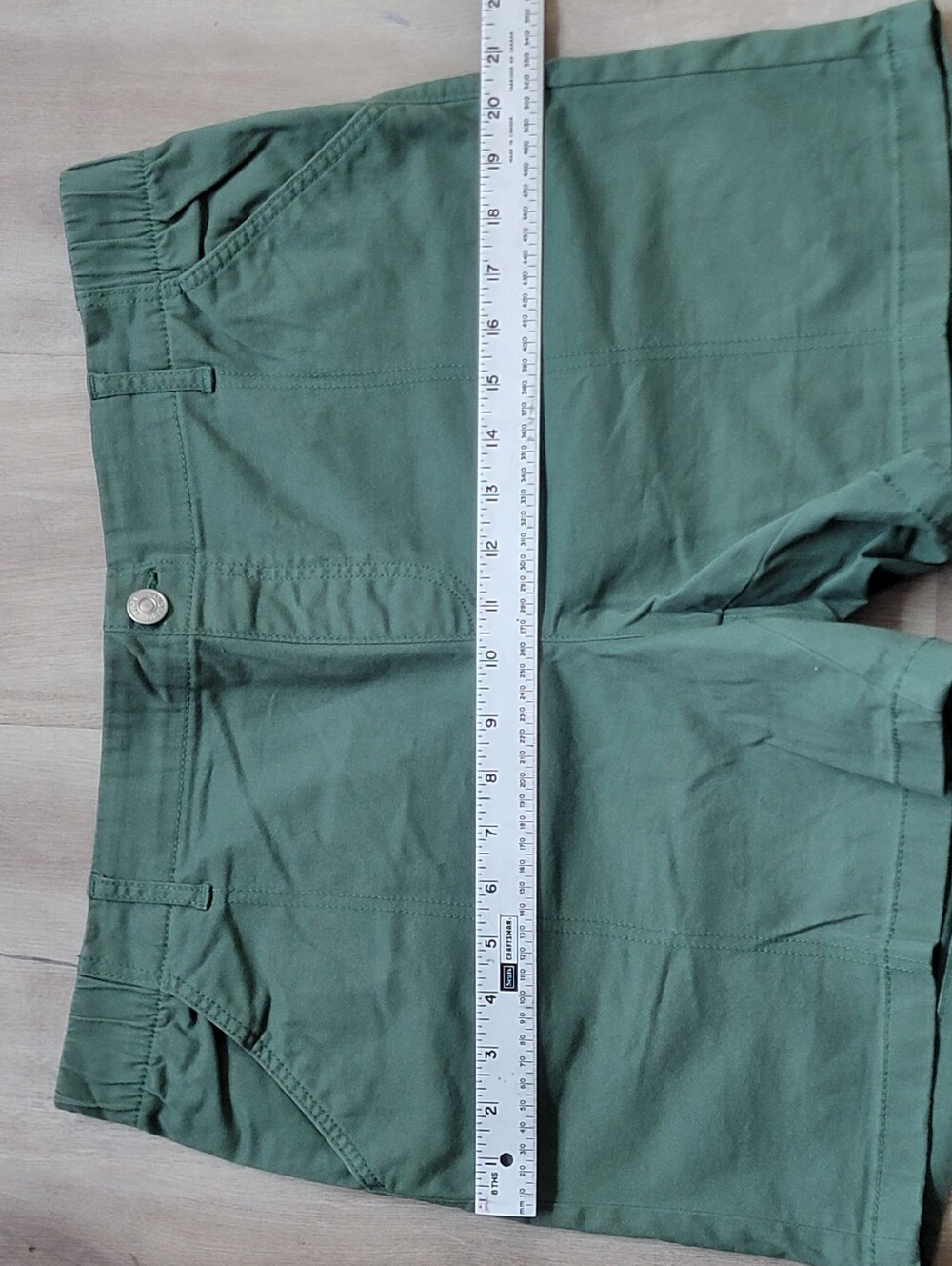GLORIA VANDERBILT Casual Women's Green Shorts - Picture 3 of 10